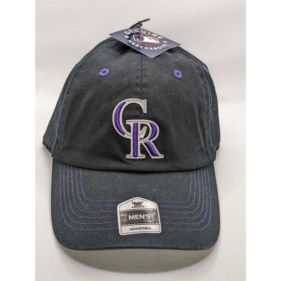 MLB Colorado Rockies Cap Hat Adult Adjustable Black Cotton Men Women Baseball - Picture 7 of 9